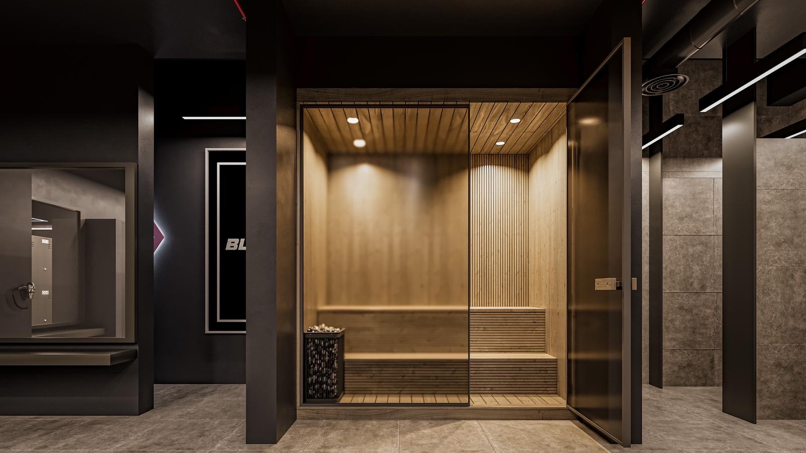 BLACK GYM Bursa sauna ve recovery alanı